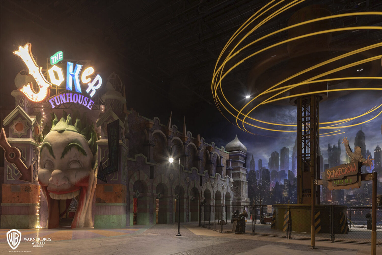 the-joker-funhouse-warner-bros-abu-dhabi