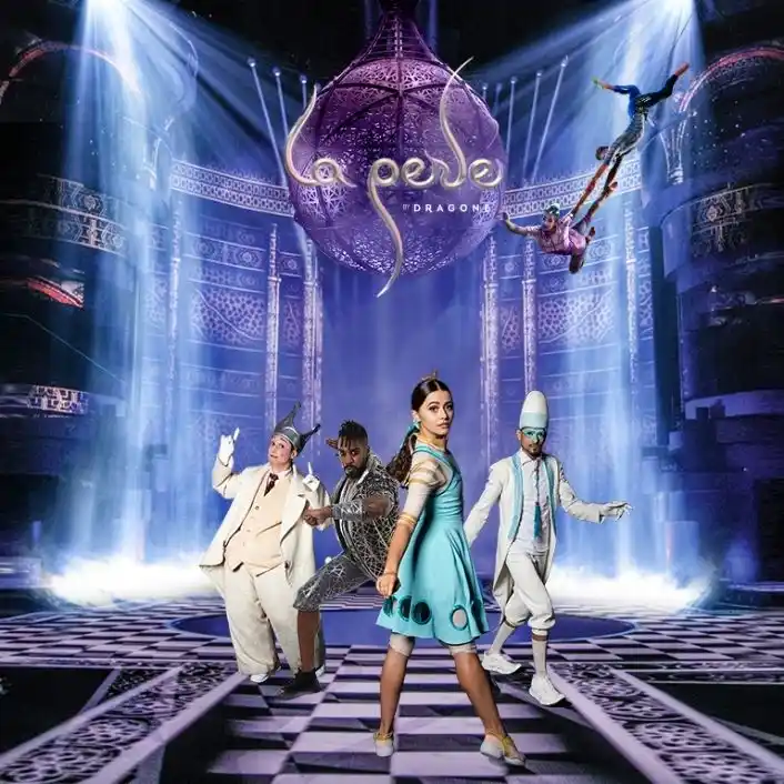 Meet the main characters and acrobatic performers of La Perle by Dragone in Dubai.